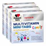 Abbildung: Doppelherz Multivitamin Mini-Tabs family system Pellets, 3x20 St PZN 08032423