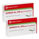 Abbildung: GINKGO AL 240 mg Filmtabletten Filmtabletten, 2x120 St PZN 08032431