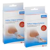 Abbildung: Hallufix Hallux Valgus Schiene III Gel-Seitenkisse Bandage, 2x1 St PZN 08032541