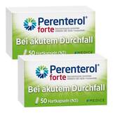 Abbildung: Perenterol® forte 250 mg bei akutem Durchfall & zur Vorbeugung Hartkapseln, 2x50 St PZN 08032634