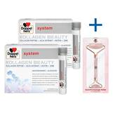 Abbildung: DOPPELHERZ Kollagen Beauty system Trinkfläschchen Ampullen, 2x30 St PZN 08032668