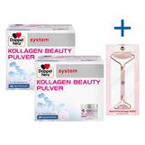 Abbildung: DOPPELHERZ Kollagen Beauty Pulver system Pulver, 2x150 g PZN 08032669
