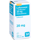 Abbildung: Leflunomid 1A Pharma 20 mg Filmtabletten Filmtabletten, 100 St PZN 08457182