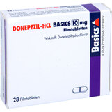Abbildung: Donepezil HCL Basics 10 mg Filmtabletten Filmtabletten, 28 St PZN 08845323
