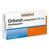 Produktbild Orlistat ratiopharm 60 mg Hartkapseln