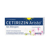 Produktbild Cetirizin Aristo bei Allergien 10 mg Filmtabletten