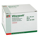 Abbildung: Vliwazell Kompressen 10x10cm steril Kompressen, 25 St PZN 09178627