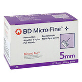 Produktbild BD Micro-Fine + 5 mm Nadeln 0,25x5 mm