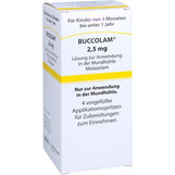Abbildung: Buccolam 2,5 mg Lösung z.Anwend.i.d.Mundhöhle Fertigspritzen, 4 St PZN 09247110