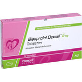 Abbildung: Bisoprolol Dexcel 5 mg Tabletten Tabletten, 50 St PZN 09611917