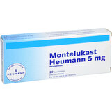 Abbildung: Montelukast Heumann 5 mg Kautabletten Kautabletten, 20 St PZN 09673516