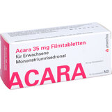 Abbildung: Acara 35 mg Filmtabletten Filmtabletten, 12 St PZN 09674013