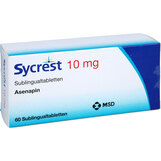 Abbildung: Sycrest 10 mg Sublingualtabletten Sublingualtabletten, 60 St PZN 09704435