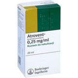 Abbildung: Atrovent Inhalationslösung Lösung für einen Vernebler, 20 ml PZN 09736429
