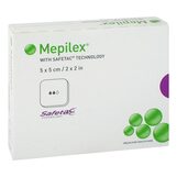 Abbildung: Mepilex 5x5cm Verband Verband, 5 St PZN 09935407