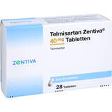 Abbildung: Telmisartan Zentiva 40 mg Tabletten Tabletten, 28 St PZN 10001762