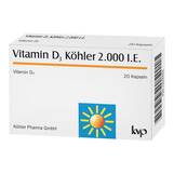 Produktbild Vitamin D3 K&ouml;hler 2000 IE Kapseln