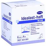 Abbildung: Idealast-haft color Binde 6 cm x 4 m blau Binden, 1 St PZN 10109382