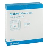 Abbildung: Biatain Silicone Lite Schaumverband 10x10 cm Verband, 10 St PZN 10306800