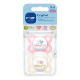 Produktbild Mam Original Silikon 0 - 6 M. I love mummy girl