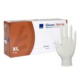 Produktbild Nitril Untersuchungshandschuhe unsteril puderfrei Gr&ouml;&szlig;e XL wei&szlig;