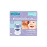 Abbildung: Lansinoh Muttermilchflaschen 160 ml Weithals Flaschen, 4 St PZN 10775239