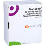 Abbildung: Monopost 50 Mikrogramm / ml Augentropfenin Einzeldosen Einzeldosispipetten, 90X0.2 ml PZN 10987289