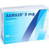 Abbildung: Aerius 5 mg Filmtabletten Filmtabletten, 50 St PZN 11030056