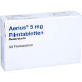 Abbildung: Aerius 5 mg Filmtabletten Filmtabletten, 50 St PZN 11103281