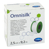 Abbildung: Omnisilk Fixierpflaster Kunstseide 2,5 cmx9,2 m Pflaster, 1 St PZN 11163515
