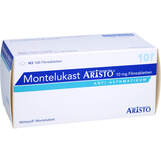 Abbildung: Montelukast Aristo 10 mg Filmtabletten Filmtabletten, 100 St PZN 11179491