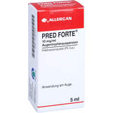 Abbildung: Pred forte 10 mg / ml Augentropfensuspension Augentropfen, 5 ml PZN 11282970