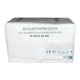 Produktbild Mullkompressen 10x20 cm unsteril 8fach