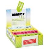 Produktbild Anabox 1x7 bunt Deckel klar