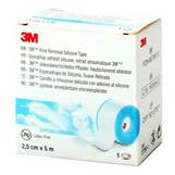Produktbild 3M silikonbeschichtetes Pflaster 2,5 cm x 5 m Rollen