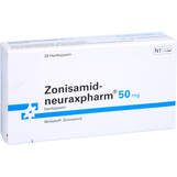 Abbildung: Zonisamid neuraxpharm 50 mg Hartkapseln Hartkapseln, 28 St PZN 11351205