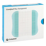 Abbildung: Comfeel Plus Transparent Hydrokolloidverband 10x10 cm Verband, 10 St PZN 12342438