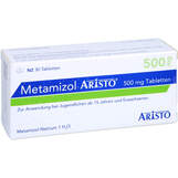 Abbildung: Metamizol Aristo 500 mg Tabletten Tabletten, 30 St PZN 12527020