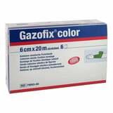 Produktbild Gazofix color Fixierbinde koh&auml;siv 6 cmx20 m gr&uuml;n