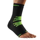 Abbildung: Bort Activecolor Sport Knöchelbandage S schwarz / grün Bandage, 1 St PZN 12573830