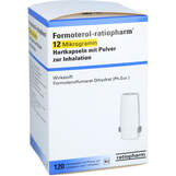 Abbildung: Formoterol-ratiopharm 12 µg Hartkap.mit Pul.z.Inhalation Hartkapseln mit Pulver zur Inhalation, 120 St PZN 12587921