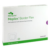 Produktbild Mepilex Border Flex Schaumverband haftend 15x15 cm