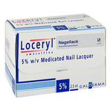 Abbildung: Loceryl Nagellack gegen Nagelpilz Direkt-Applikat. Wirkstoffhaltiger Nagellack, 2.5 ml PZN 12726311