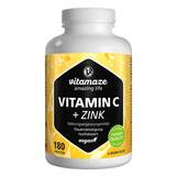 Produktbild Vitamin C 1000 mg hochdosiert + Zink vegan Tabletten