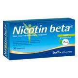 Produktbild Nicotin beta Mint 2 mg wirkstoffhaltiges Kaugummi