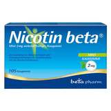 Produktbild Nicotin beta Mint 2 mg wirkstoffhaltiges Kaugummi