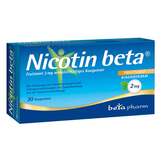 Produktbild Nicotin beta® Fruitmint 2 mg wirkstoffhaltiges Kaugummi