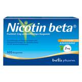 Produktbild Nicotin beta® Fruitmint 2 mg wirkstoffhaltiges Kaugummi