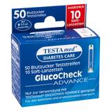 Produktbild TESTAmed® GlucoCheck ADVANCE Teststreifen mit 10 Soft-Lanzetten