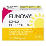 Produktbild Eunova Duoprotect D3 + K2 1000 I.E. / 80 µg Kapseln